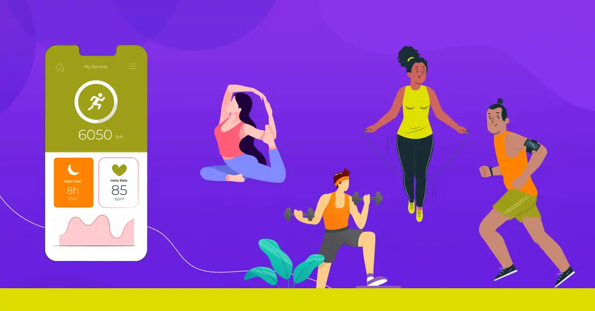 This is the header image of Top Fitness Apps in India blog. This lists down best running, cycling and health related apps in market