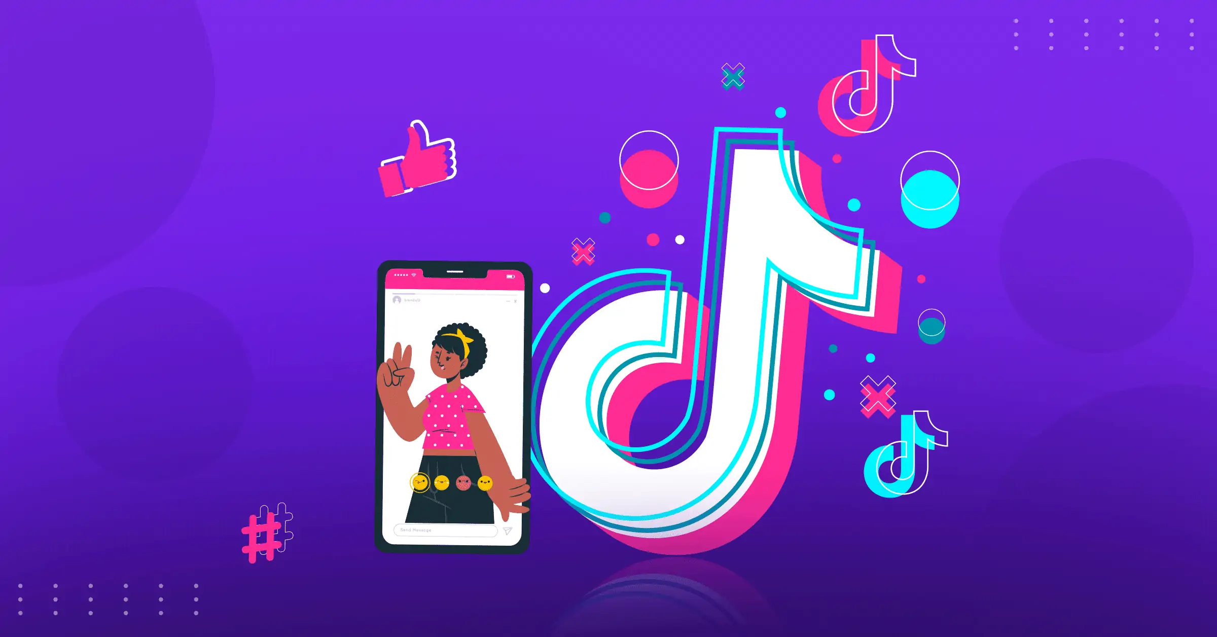 This is the banner image of the blog post that includes top apps like TikTok in India