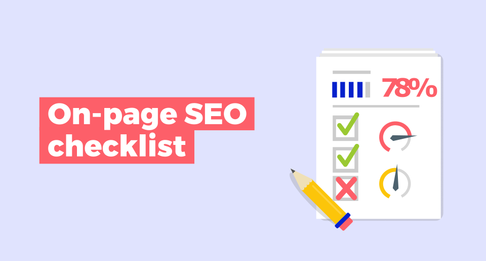 Illustration of On-page SEO checklist