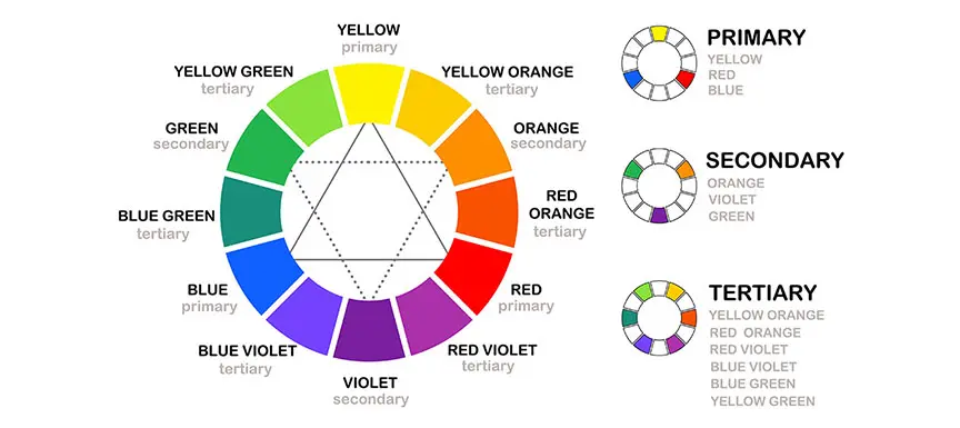 Illustration of Study the Colour Wheel