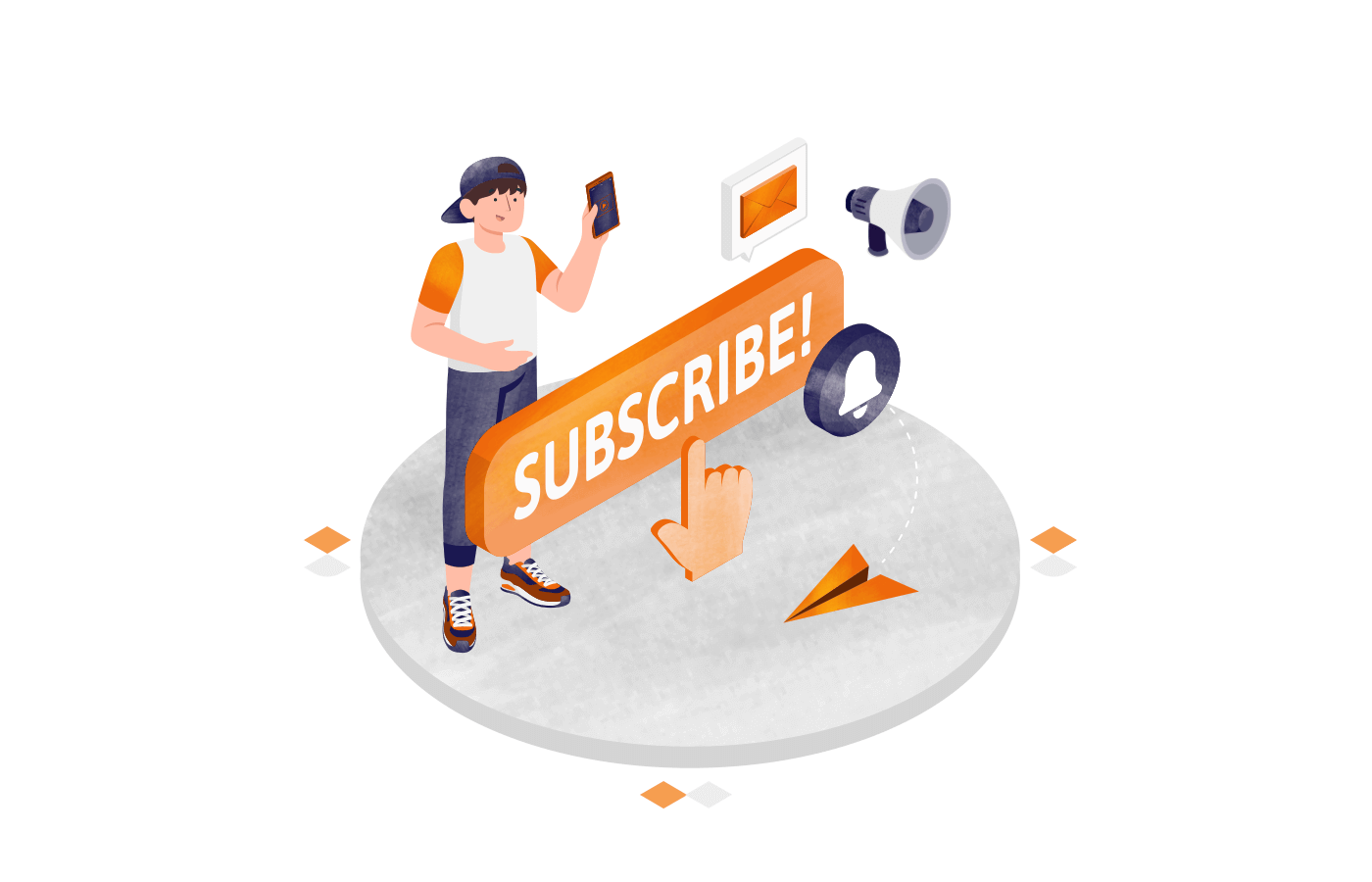 Illustration of Remind the Users of the Benefits of Email Subscription