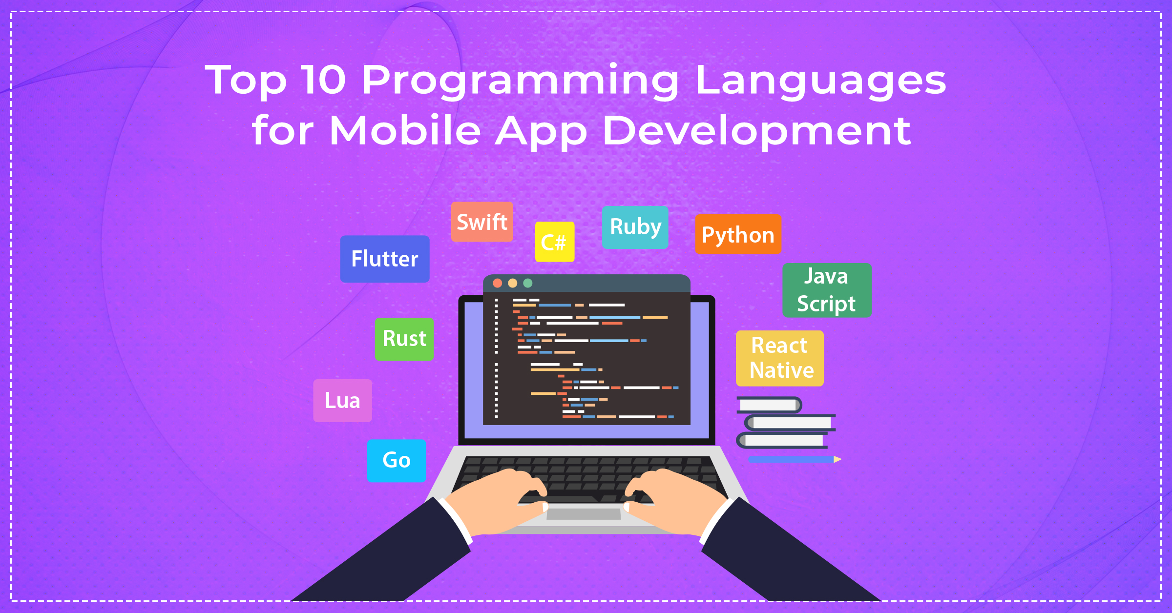 Feature image of our blog top 10 mobile app development technologies