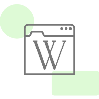 Illustration of WordPress website development